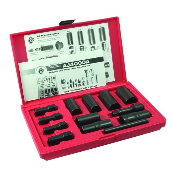 13PC Deluxe Wheel Lock Removal Set